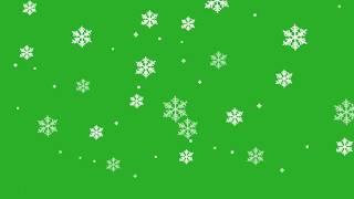 Christmas Star Falling Green Screen Effect HD