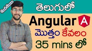 Angular full course in telugu in 35 minutes | Complete Angular.js course | Vamsi Bhavani