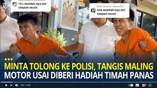 Minta Tolong ke Polisi, Tangis Maling Motor di Lampung Usai Diberi Hadiah Timah Panas