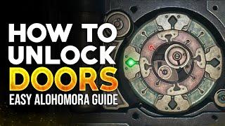 Hogwarts Legacy - How To Unlock Doors Easy - Level 1, 2 and 3 Lockpick Alohomora Guide