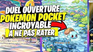 DUEL OPENING DE CARTE CONTRE UN ABO ! C'EST UNE DINGUERIE ! POKÉMON POCKET FR