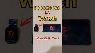 POCO X6 PRO  vs WATCH - FREEFIRE TEST #freefire #watch #pocox6pro #smartwatch #iphone15