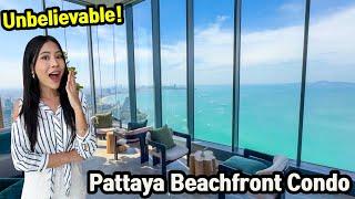 It is Unbelievable!!! 2024 Brand-New Pattaya Beachfront Condo in Thailand