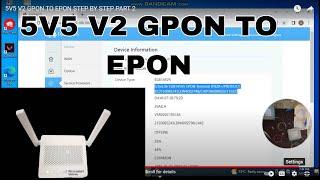 5V5 V2 GLOBE GPON TO EPON