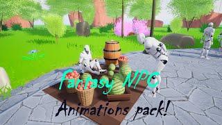 NPC Animation pack - Unreal engine Marketplace.