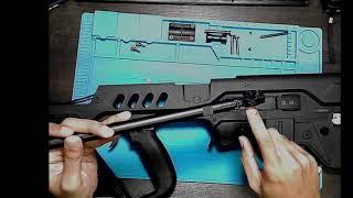 S&T Tavor TAR-21 FlatTop Keymod Carbine AEG Dissasembly PART 1