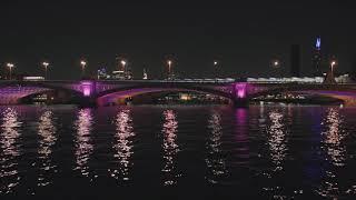 Illuminated River - Blackfriars Bridge with music by Guildhall composer Chester Tribley