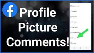How To Turn Off Likes and Comments On Facebook Profile Picture