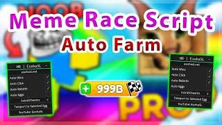 Meme Race | Auto Wins / Click / Rebirth Script