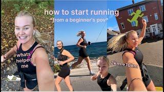 how to start running from a *beginner's* pov | what's helped me | tips&tricks | 0km️10km