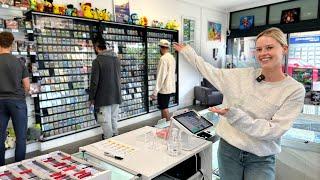 A Day in the Life Selling & Trading At My Pokemon Store (OWNER POV)
