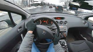 PEUGEOT 308 2007-2011| 1.6 120 HP | POV TEST