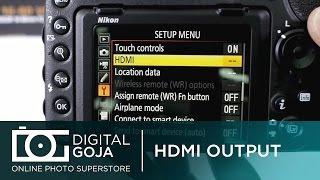 Nikon D500: HDMI Output | Video