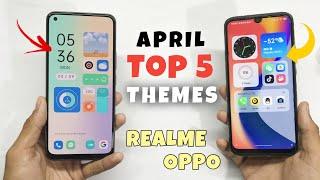 REALME UI Top 5 New Themes | Best Realme UI 2.0 Themes in April 2021 | Premium Themes for Oppo 