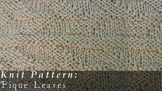 Piqué Leaves { Knit }
