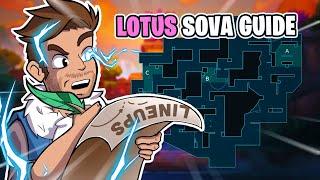 Sova Lineups guide for LOTUS (Recons & Shock darts) | VALORANT
