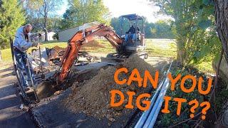 Trenching Water & Electric Utilities to a Metal Building