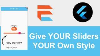Futter - FULLY Customize Slider's Style (Colors & Sizes) - SliderThemeData