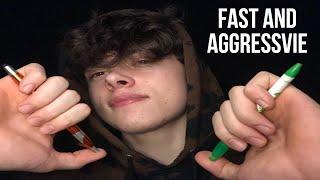 ASMR Fast and Aggressive Pen Clicking Lofi