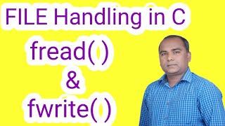 How to use fwrite and fread in C | File Handling in C Programming