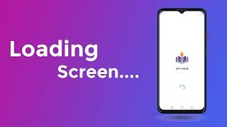 How To Make A Loading Page In Android Studio | JAVA & XML