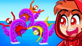 7 Friends vs Giant Octopus (Gang Beasts)