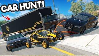 CAR HUNT POLICE CHASE with Stolen Expensive Cars in BeamNG Drive Mods!