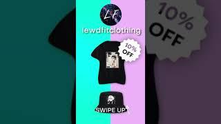 Clothing Commercial Story For Lewd fit clothing | Animated Instagram Story Ads 2021