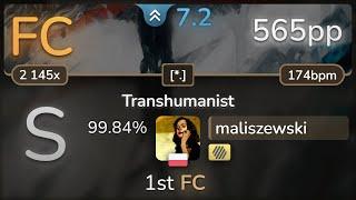 7.2⭐ maliszewski | Billain & Vorso - Transhumanist [*.] +HD 99.84% FC 565pp - osu!