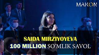 Saida Mirziyoyeva ZAKOVAT da 100 million so'mlik savol berdi..
