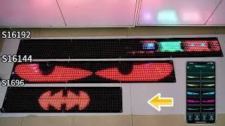 Programmable flex led display for truck bus and car with different sizes cars #led #ledsign