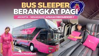 GOKIL , BEDA DARI YANG LAIN‼️ Jakarta - Semarang Naik Bus Tingkat  Dengan Sleeper Terbanyak.