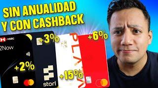 Las Mejores Tarjetas de Crédito Sin Anualidad y Con Cashback para 2025