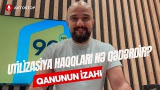 Avtomobillərin utilizasiya haqqları | Qanunun izahı | AvtoStop | Tural Yusifov