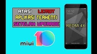 mengatasi  redmi 4x lemot miui 10 dengan downgrade miui 8 global