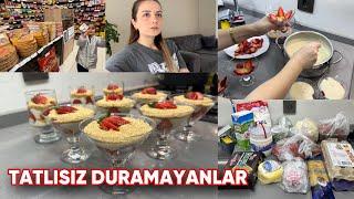 GÜNÜN TATLISI MAGNOLİA MARKET ALIŞVERİŞİMPİDE ARAMAM AMA TATLI ARARIMRAMAZAN VLOG