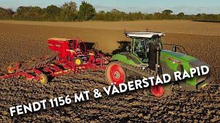 4Kᵁᴴᴰ Oct 2024: Drilling Astronomer wheat with a Fendt 1156 Vario MT & Väderstad Rapid A 600S