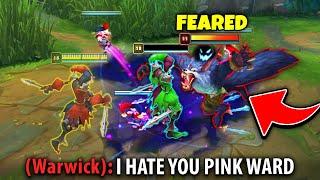 PINK WARD CAGES UP THE DOG!! (SHACO W BUG?!)