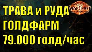 ТЕСТ ГОЛДФАРМА ТРАВА и РУДА 79000 ГОЛД/ЧАС WOW TWW