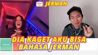 REAKSI CEWE JERMAN DENGER AKU NGOMONG BAHASA JERMAN | OME TV JERMAN