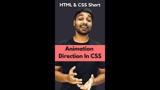 Animation Direction In CSS