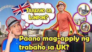 PAANO MAG-APPLY NG TRABAHO SA UK? Visa granted in just 4 months | Journey with Freddy