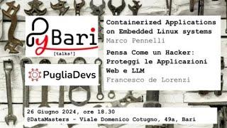 PugliaDevs & Python Bari - Meetup Giugno 2024