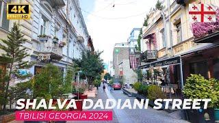 【4K】Tbilisi Old Town 4K Walking Tour in Shalva Dadiani St 2024