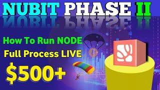  Nubit Airdrop Details | Earn $500+ Pr Account | Nubit Airdrop Node Run | New Crypto Loot Today