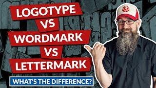 Logotype vs Wordmark vs Lettermark. What's the difference?