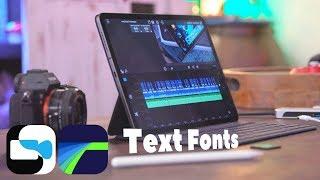 How To Download & Import Fonts to LumaFusion & MovieSpirit on iPad Pro