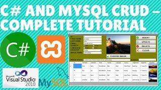 C SHARP AND MYSQL DATABASE CRUD   Complete Tutorial For Beginners   VS 2010 IDE Step By Step Guide