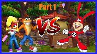 [M.U.G.E.N] Crash & Coco VS The Noid Part 1