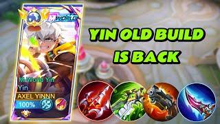 YIN OLD META BUILD IS BACK  | YIN BEST BUILD AND EMBLEM 2024 | MOBILE LEGENDS